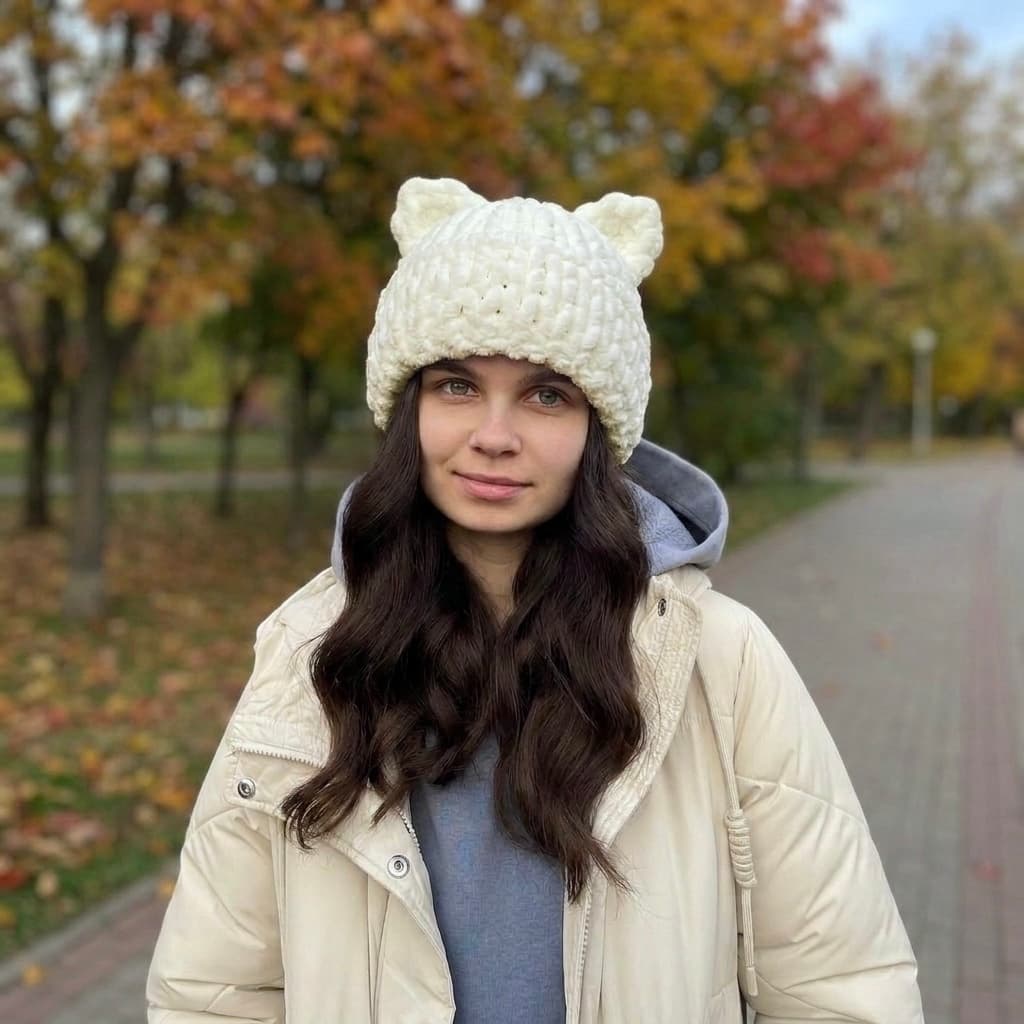 Шапка Котик