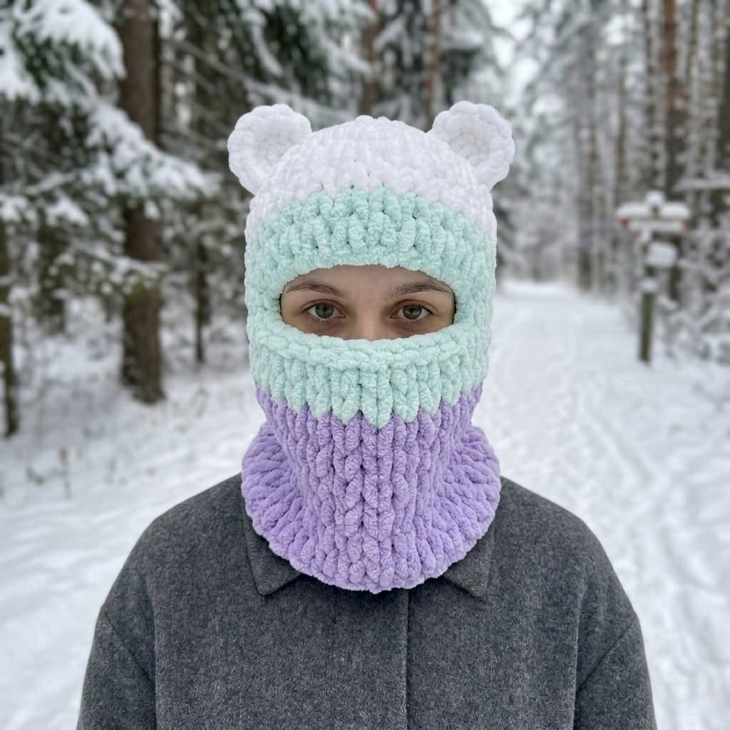 Балаклава Ведмедик (триколірна)