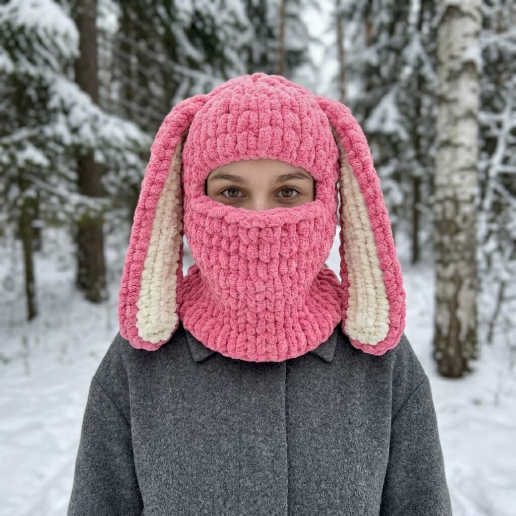 Балаклава Зайчик (короткі двоколірні вуха)