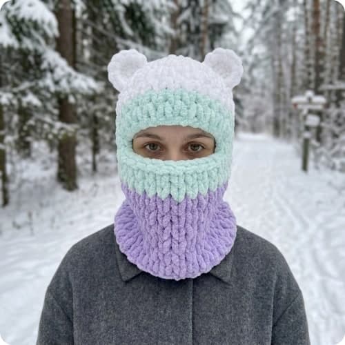 Балаклава Ведмедик (триколірна)